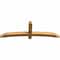 Ekena Millwork Bellingham Rough Sawn Timber Gable Bracket, Western Red Cedar, 72"W x 24"H x 4"D x 4"F, 8/12 Pitch GBW072X24X0404BEL00RWR - alternate 2